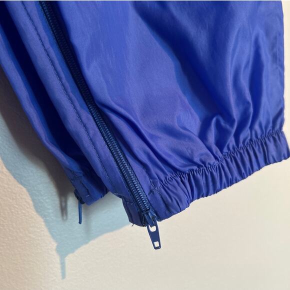 Y2K Nike Women's Bright Blue Monochrome Windbreaker Jogger Pants Medium Nylon - Picture 2 of 7